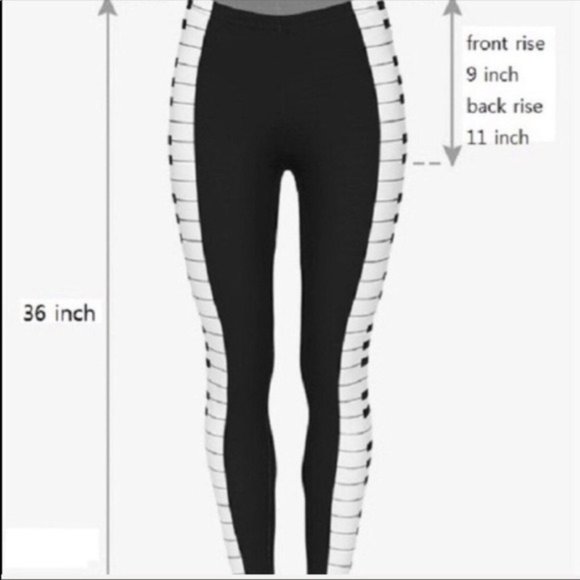 Miz GoldBar: Yellow White 3D graphic Leggings SML - Picture 8 of 8